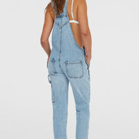 Essentials tuinbroek van keperstof | Denim Blue