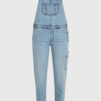 Essentials tuinbroek van keperstof | Denim Blue