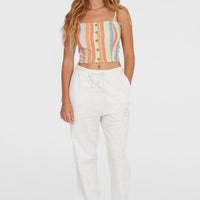 Beach Vintage joggingbroek | White Melange