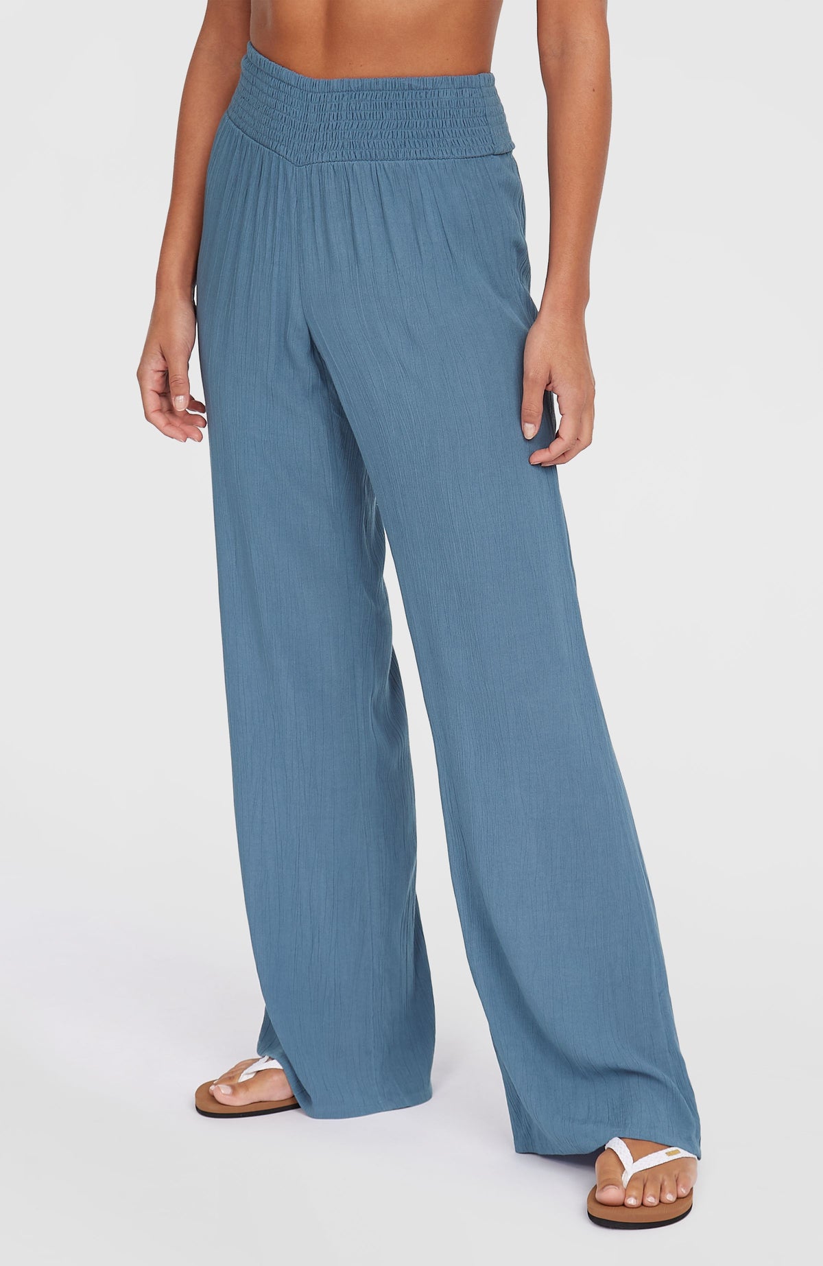 Johnny Smocked Waist broek | Copen Blue