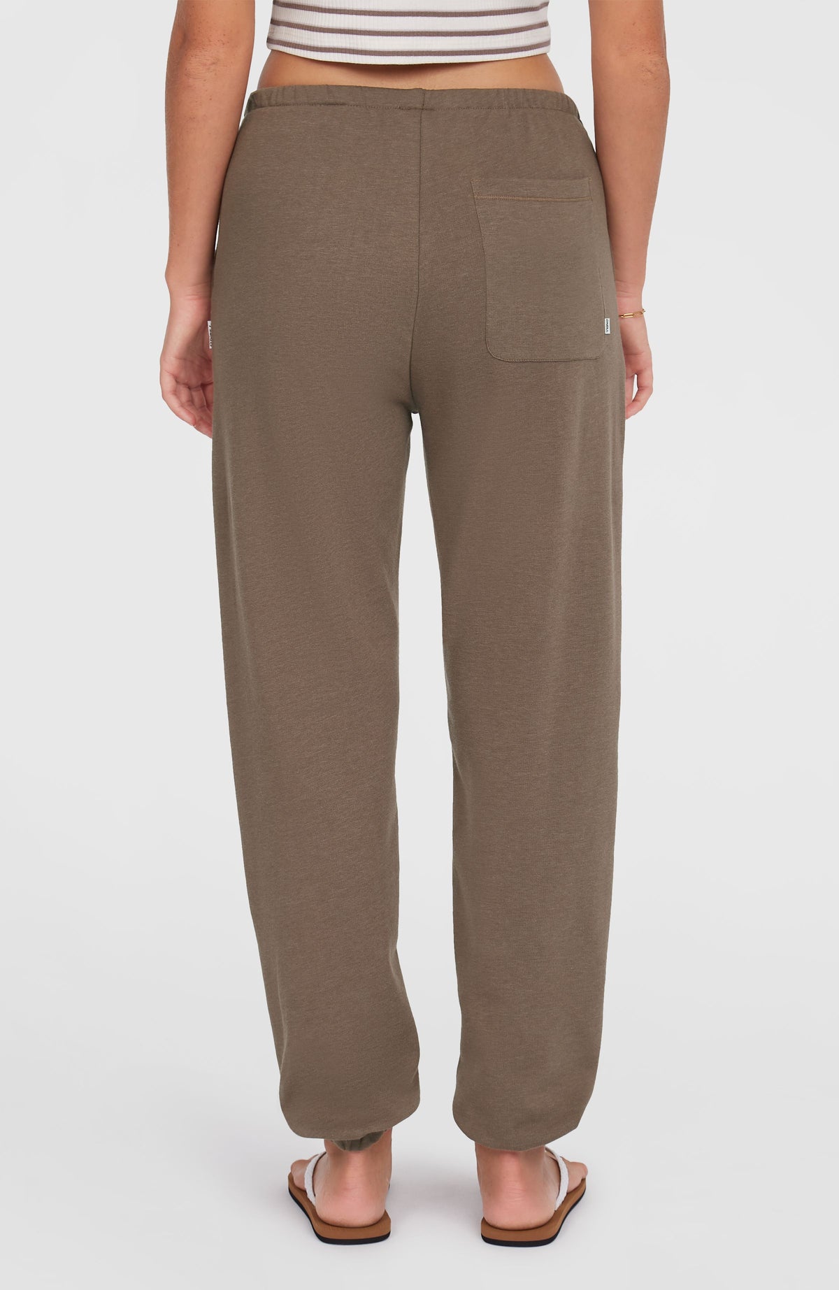 Essentials Script joggingbroek | Pure Cashmere