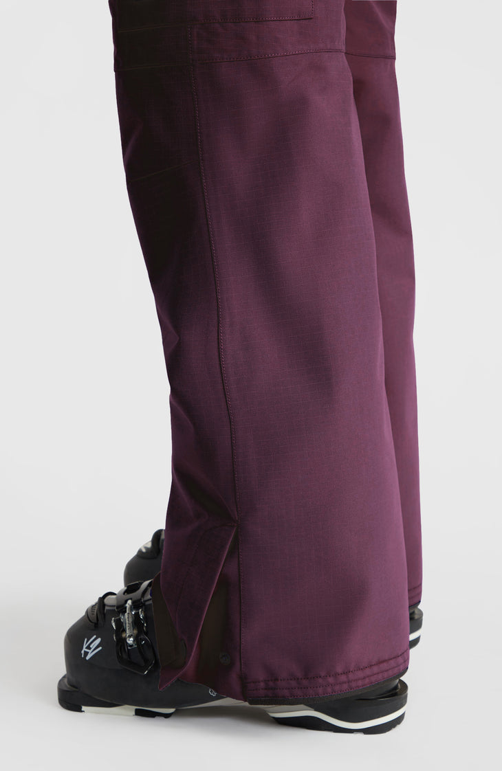 Utility Pro Loose wintersportbroek | Aubergine