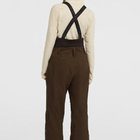 FWC'Peak Bib wintersportbroek | Coffee Bean Colour Block