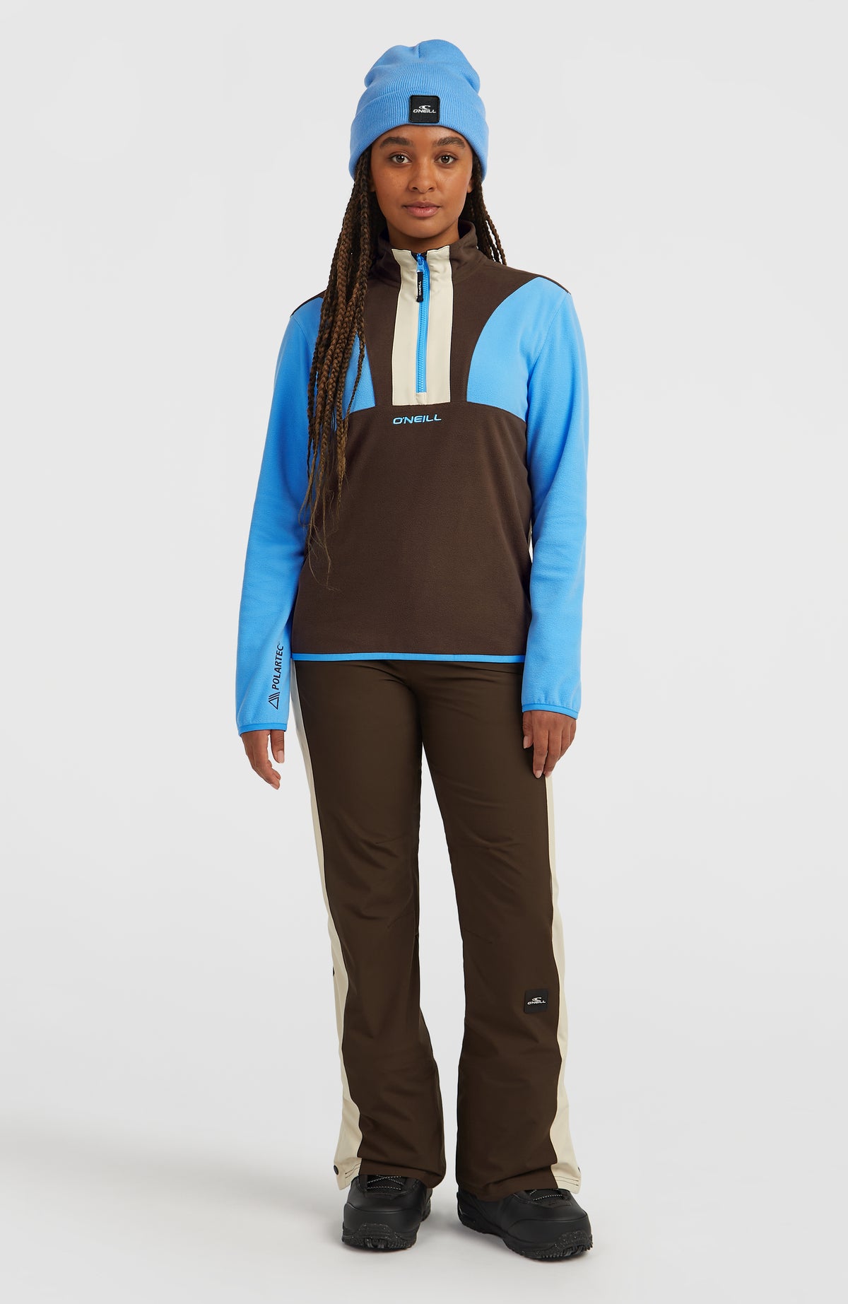 FWC'Cruz Duo wintersportbroek | Coffee Bean Colour Block