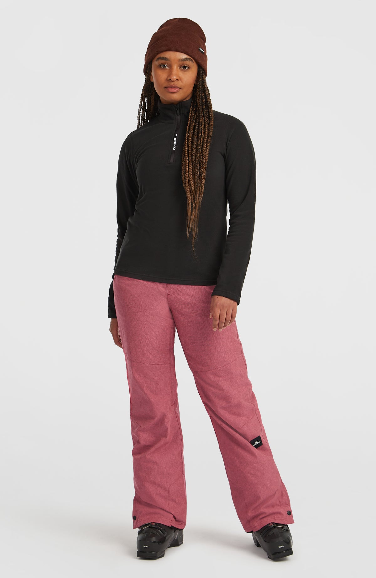 FWC'Cruz Melange wintersportbroek | Skater Pink