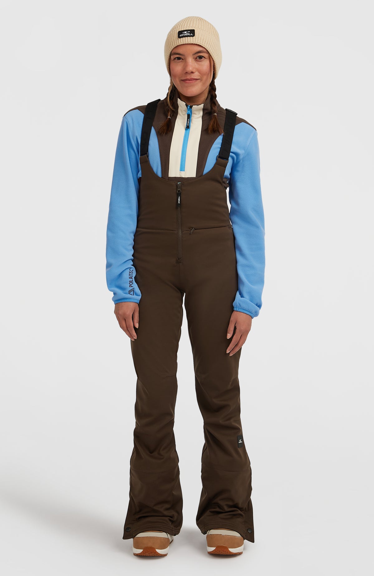 FWC'Cruz Softshell wintersportbroek met bretels | Coffee Bean