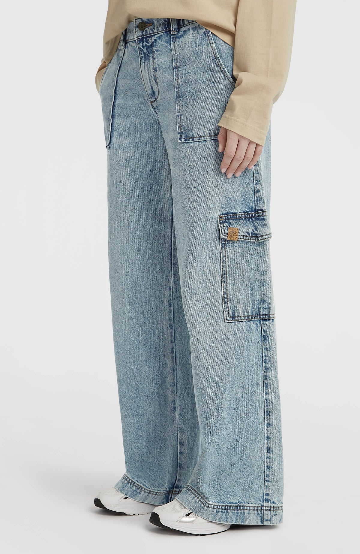 O'Riginals Denim cargobroek | Denim Blue