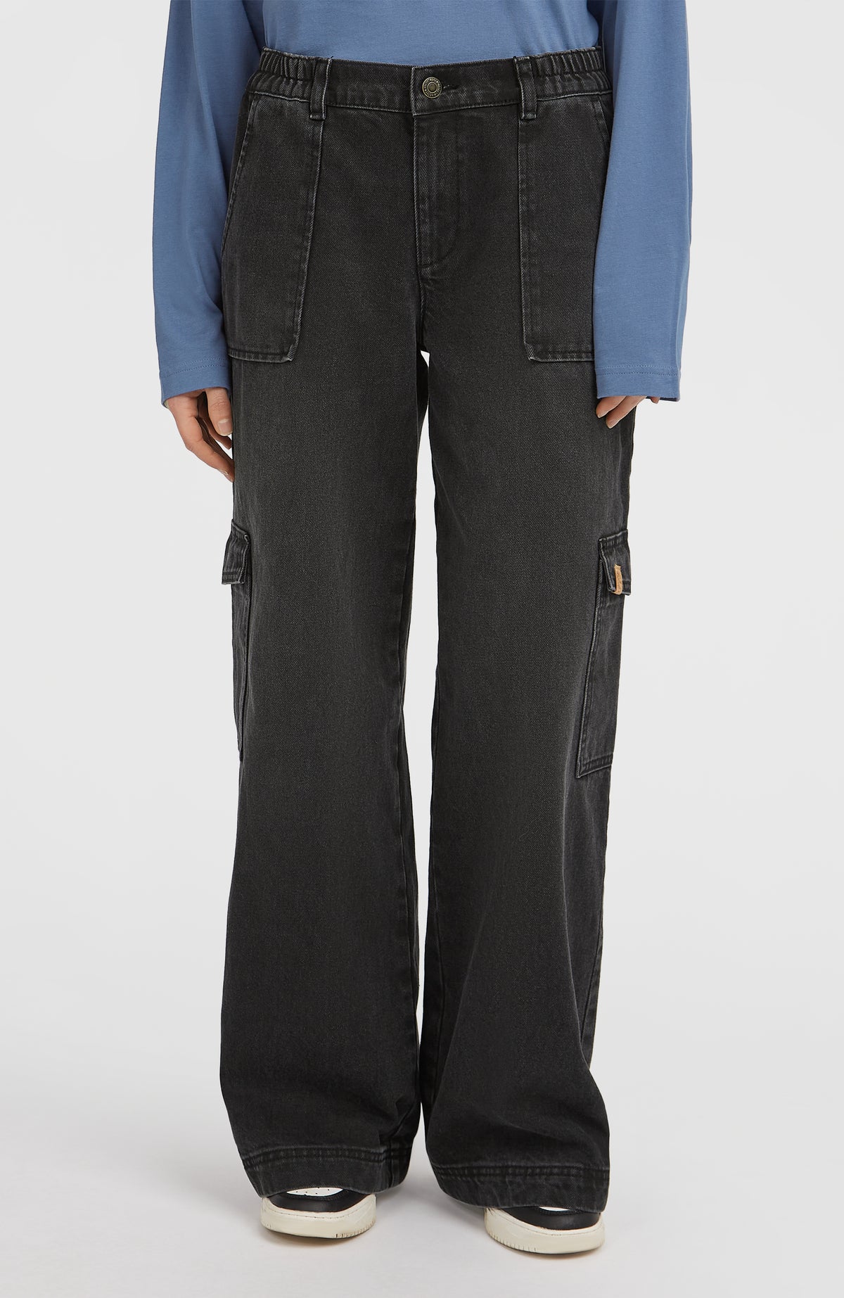 O'Riginals Denim cargobroek | Black Out