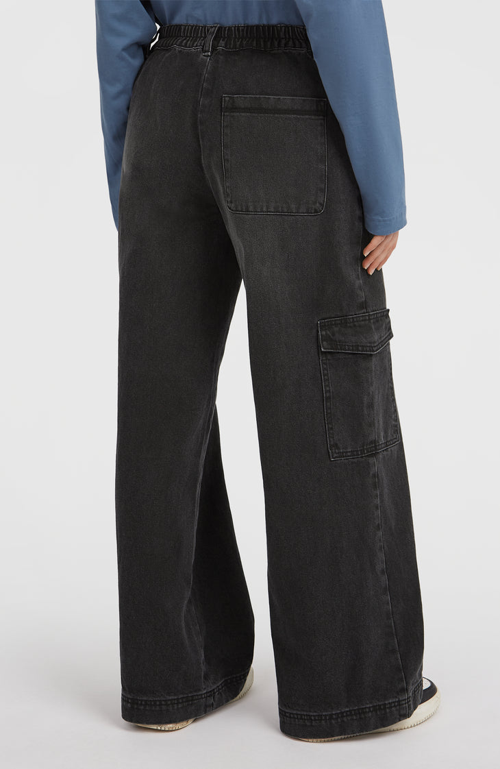 O'Riginals Denim cargobroek | Black Out