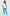 Essentials Script joggingbroek | Blue Poppy