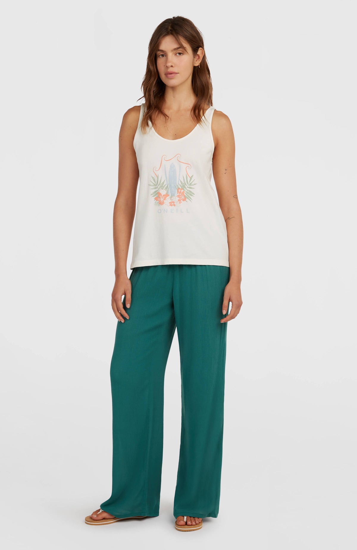 Johnny broek met gesmokte taille | Botanical Heat