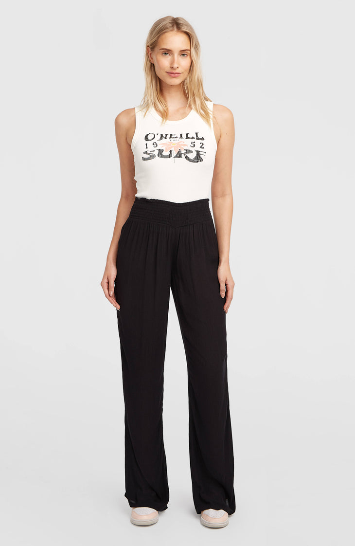 Johnny broek met gesmokte taille | Black Out