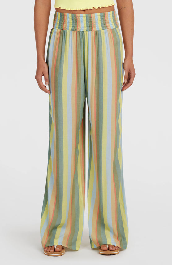 Johnny broek met gesmokte taille | Multi Must Haves Stripe
