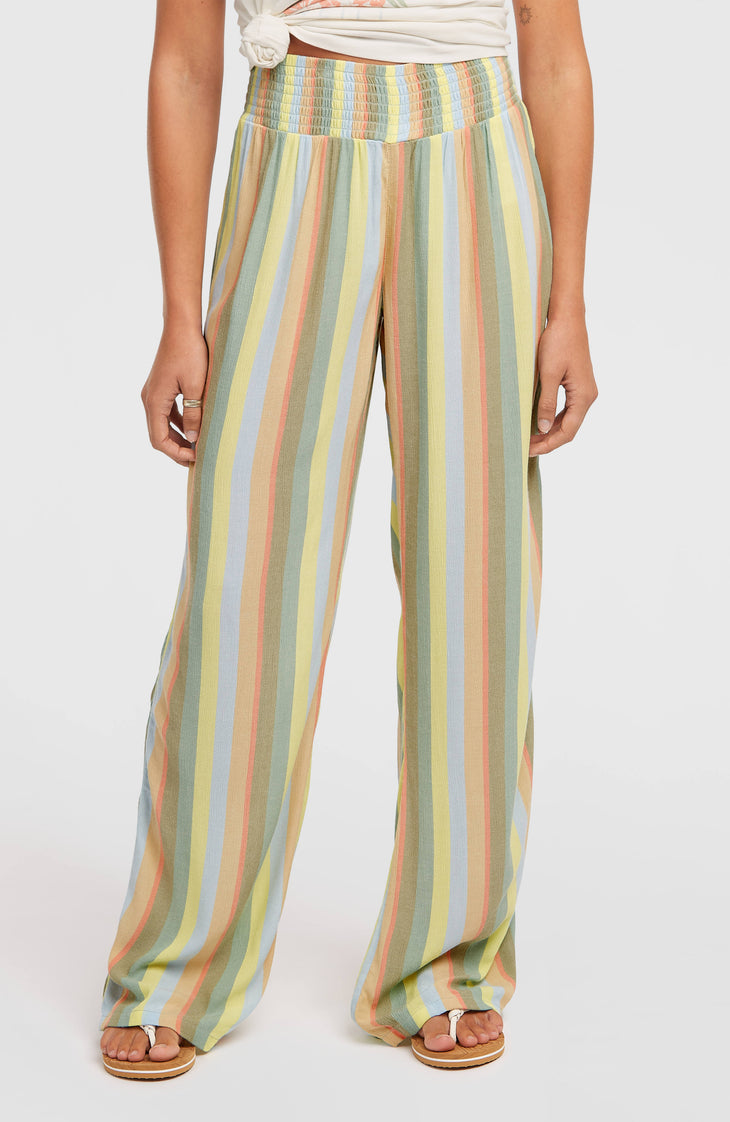 Johnny broek met gesmokte taille | Multi Must Haves Stripe