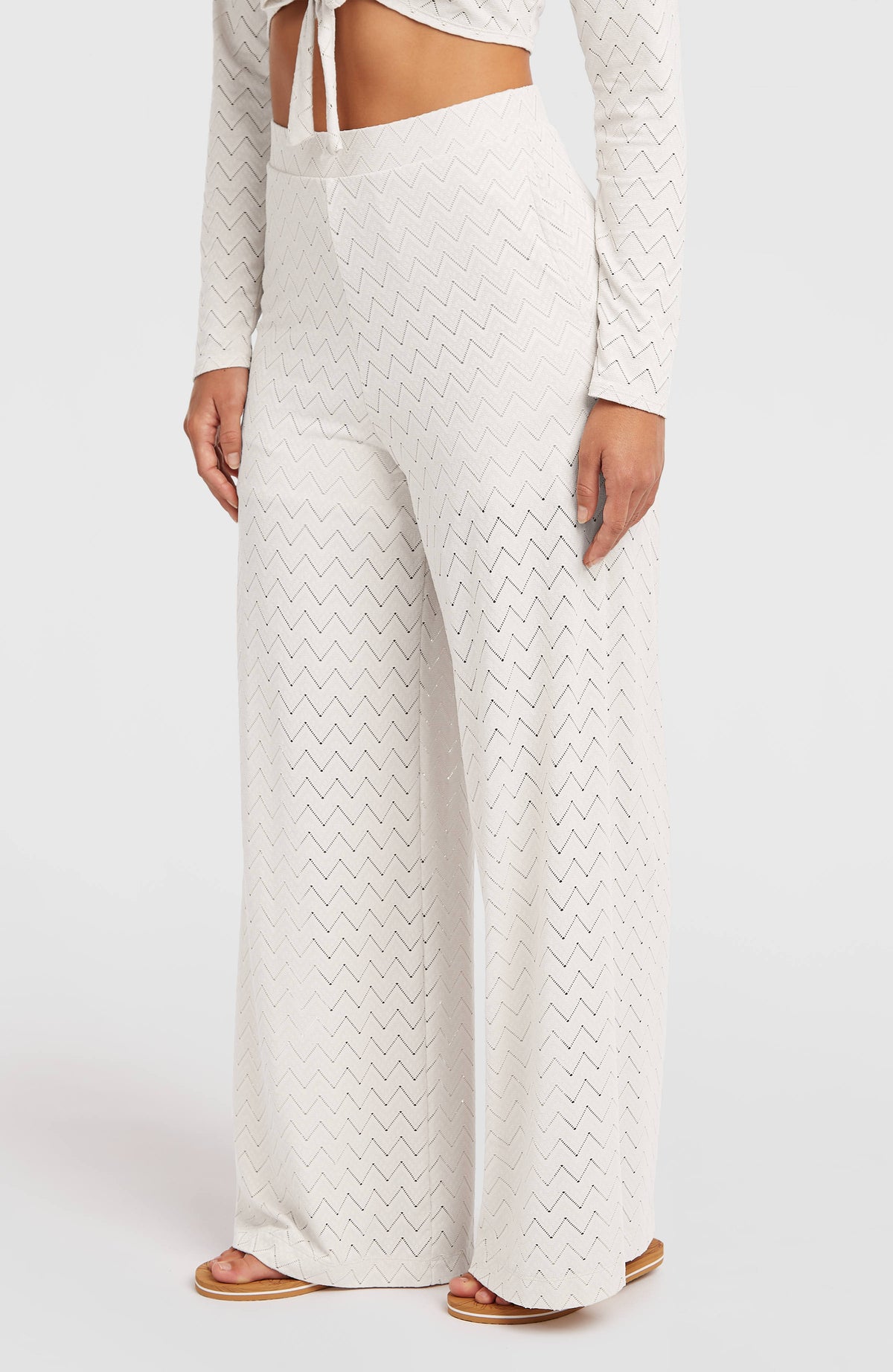 O'RIGINALS WIDE LEG PANTS | Snow White