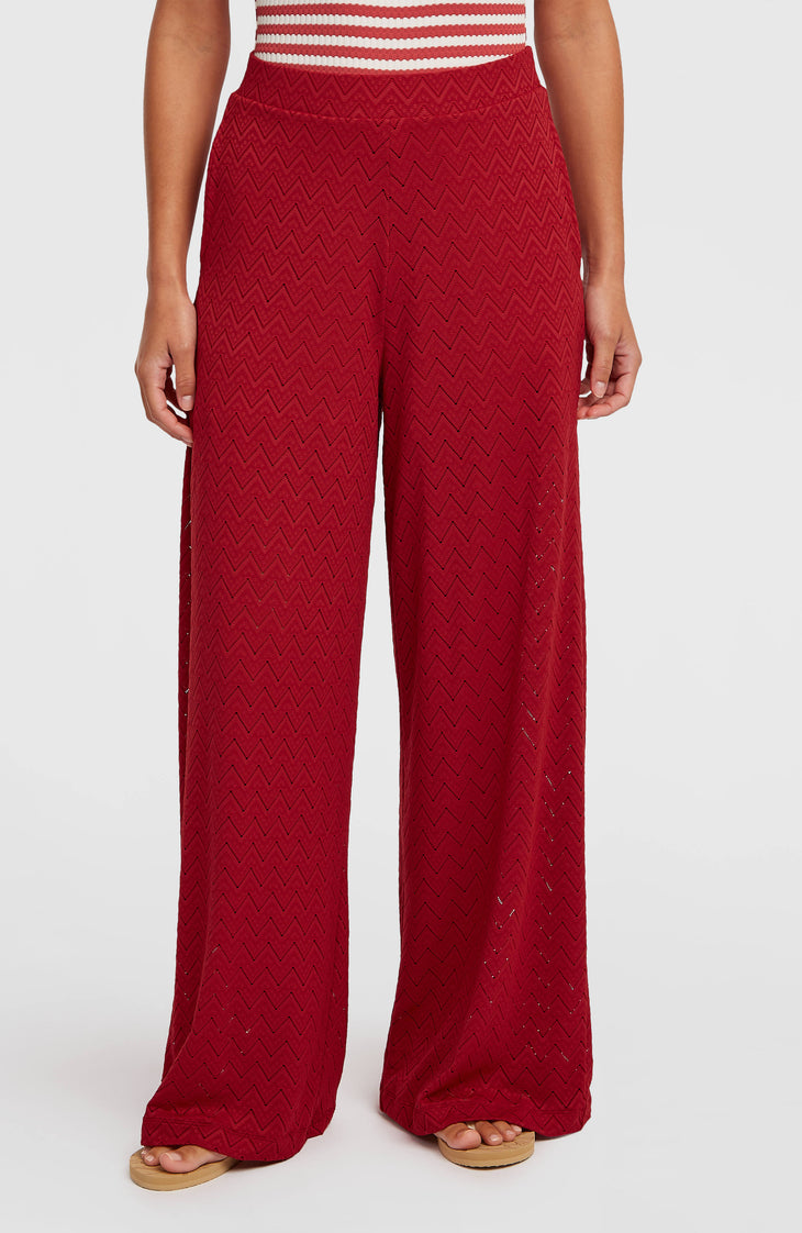 O'Riginals Wide-Leg Broek | Midnight Poppy