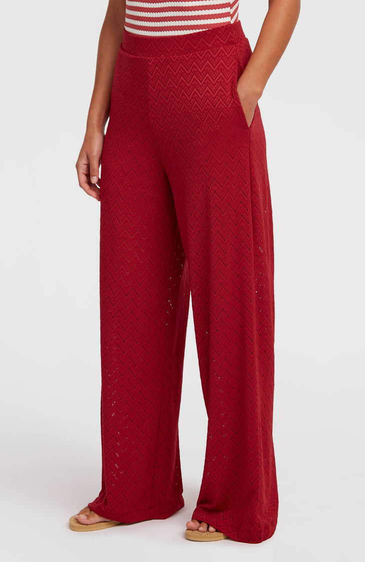 O'Riginals Wide-Leg Broek | Midnight Poppy