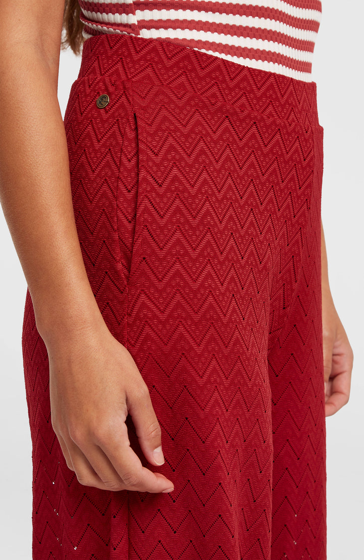 O'Riginals Wide-Leg Broek | Midnight Poppy
