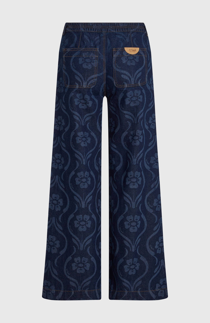 O'Riginals denim broek | Blue Artdeco Floral Jean