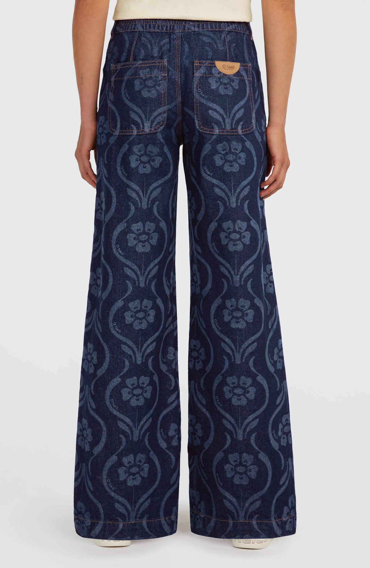 O'Riginals denim broek | Blue Artdeco Floral Jean