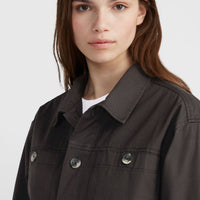 Twill overshirt | Black Out