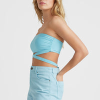 Short Dive Twill met hoge taille | Blue Topaz