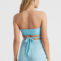 Short Dive Twill met hoge taille | Blue Topaz