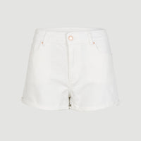 Short Essential Stretch met halfhoge taille | Snow White