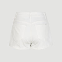 Short Essential Stretch met halfhoge taille | Snow White