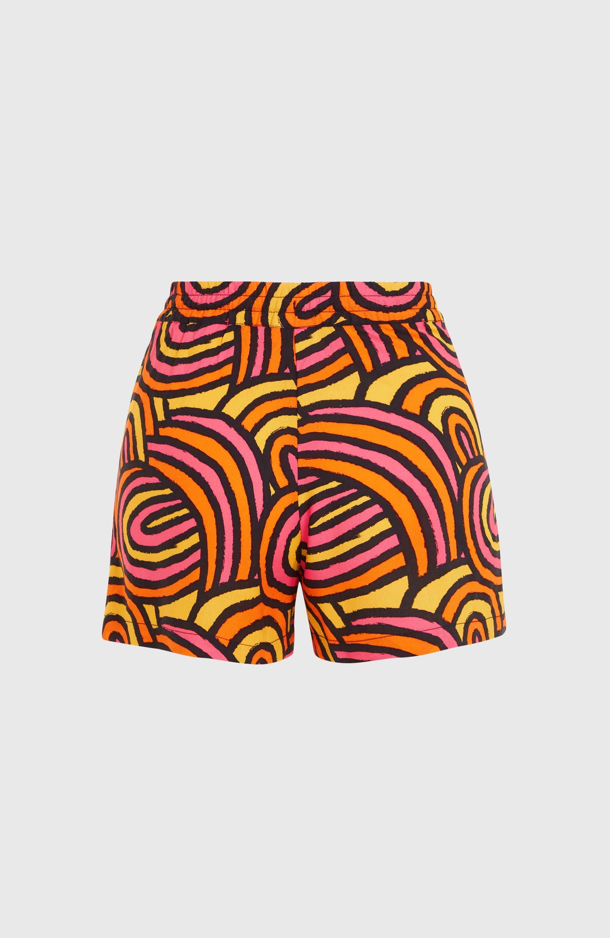 Amiri Beach short | Orange Rainbow Stripe