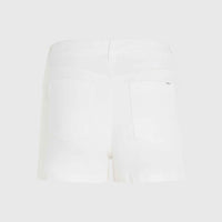 Essentials stretchshort met vijf zakken | Snow White