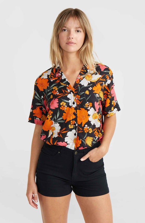 Essentials stretchshort met vijf zakken | Black Out