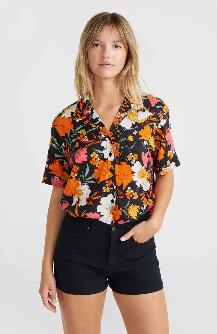 Essentials stretchshort met vijf zakken | Black Out