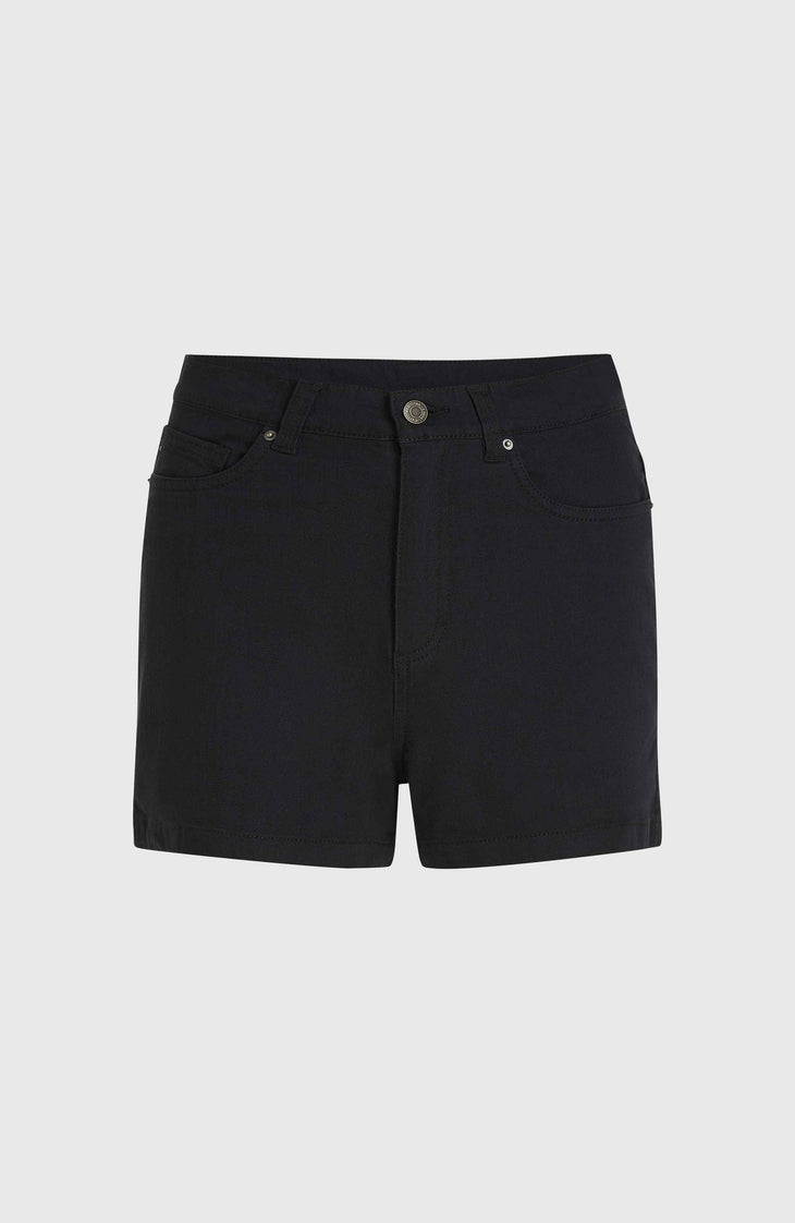 Essentials stretchshort met vijf zakken | Black Out