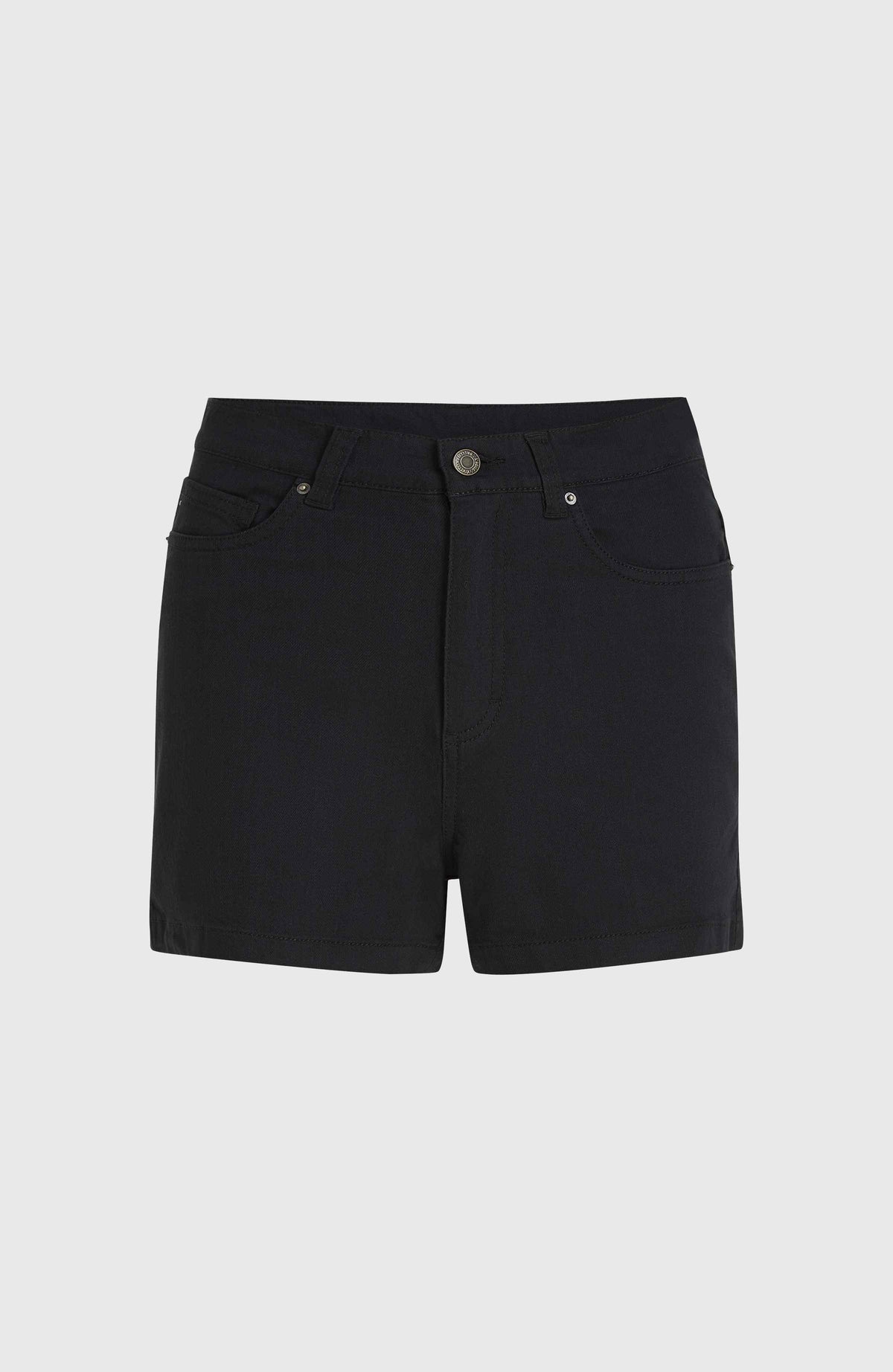 Essentials stretchshort met vijf zakken | Black Out