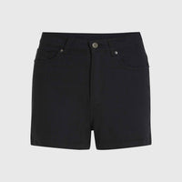 Essentials stretchshort met vijf zakken | Black Out