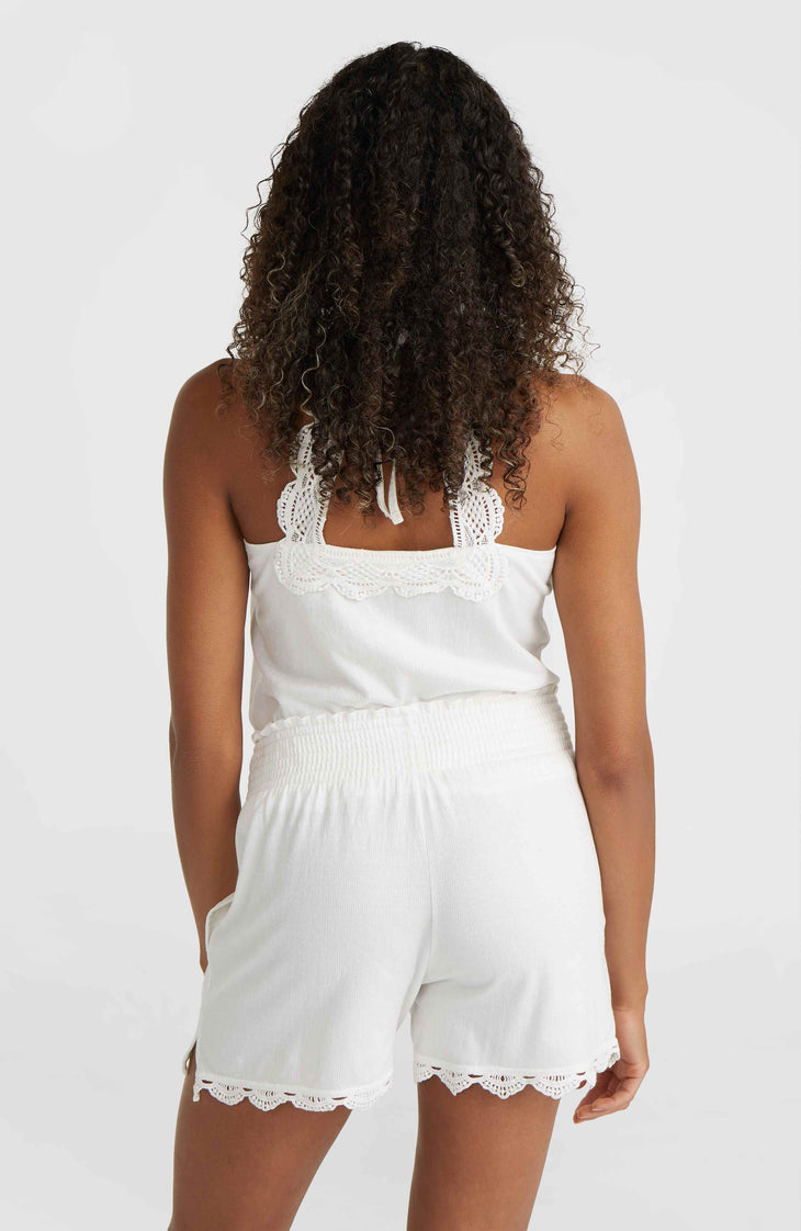 Essentials Ava Smocked short | Snow White