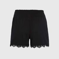 Essentials Ava Smocked short | Black Out