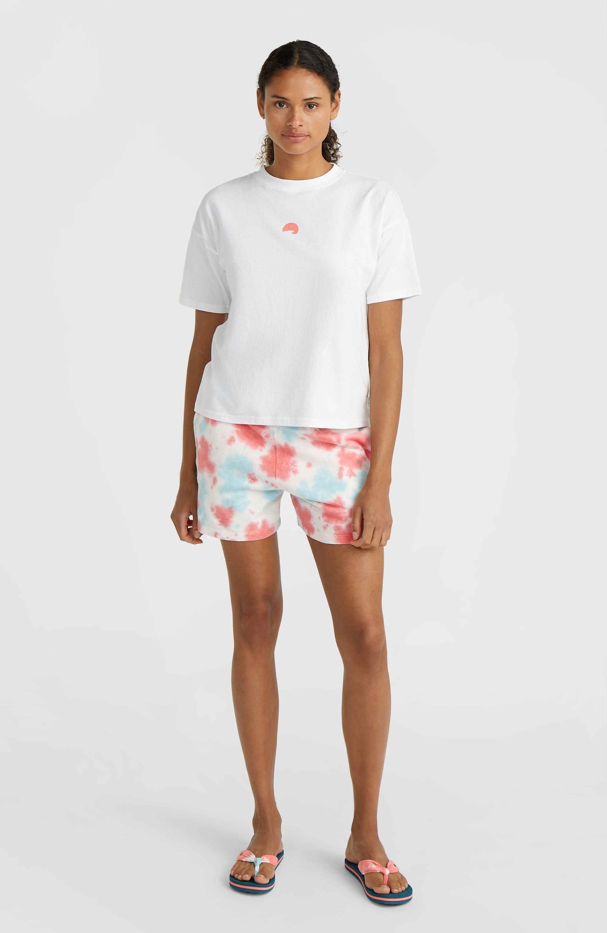 Women of the Wave sweatshort | Pink Ice Cube Tie Dye
