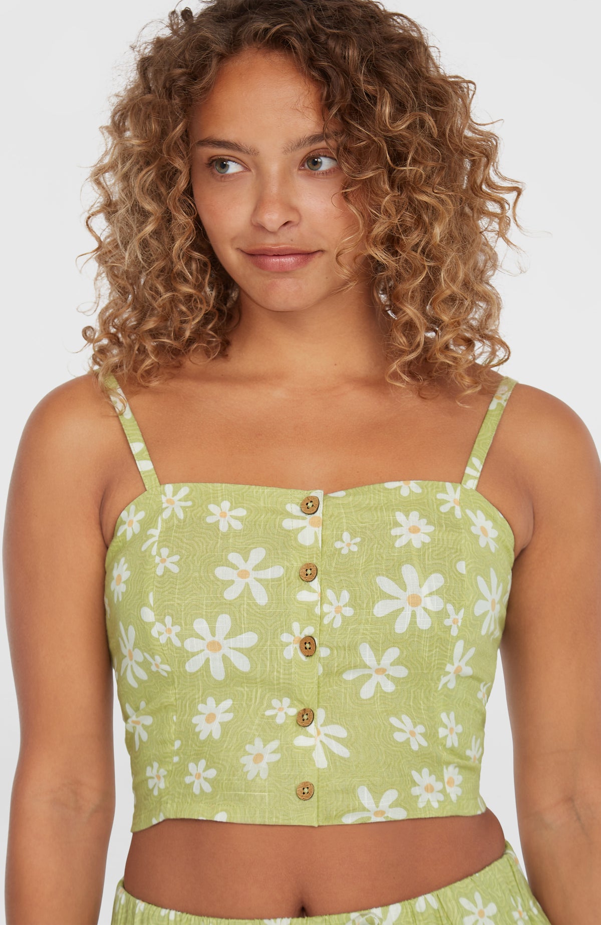 Beach Vintage short | Green Daisyline