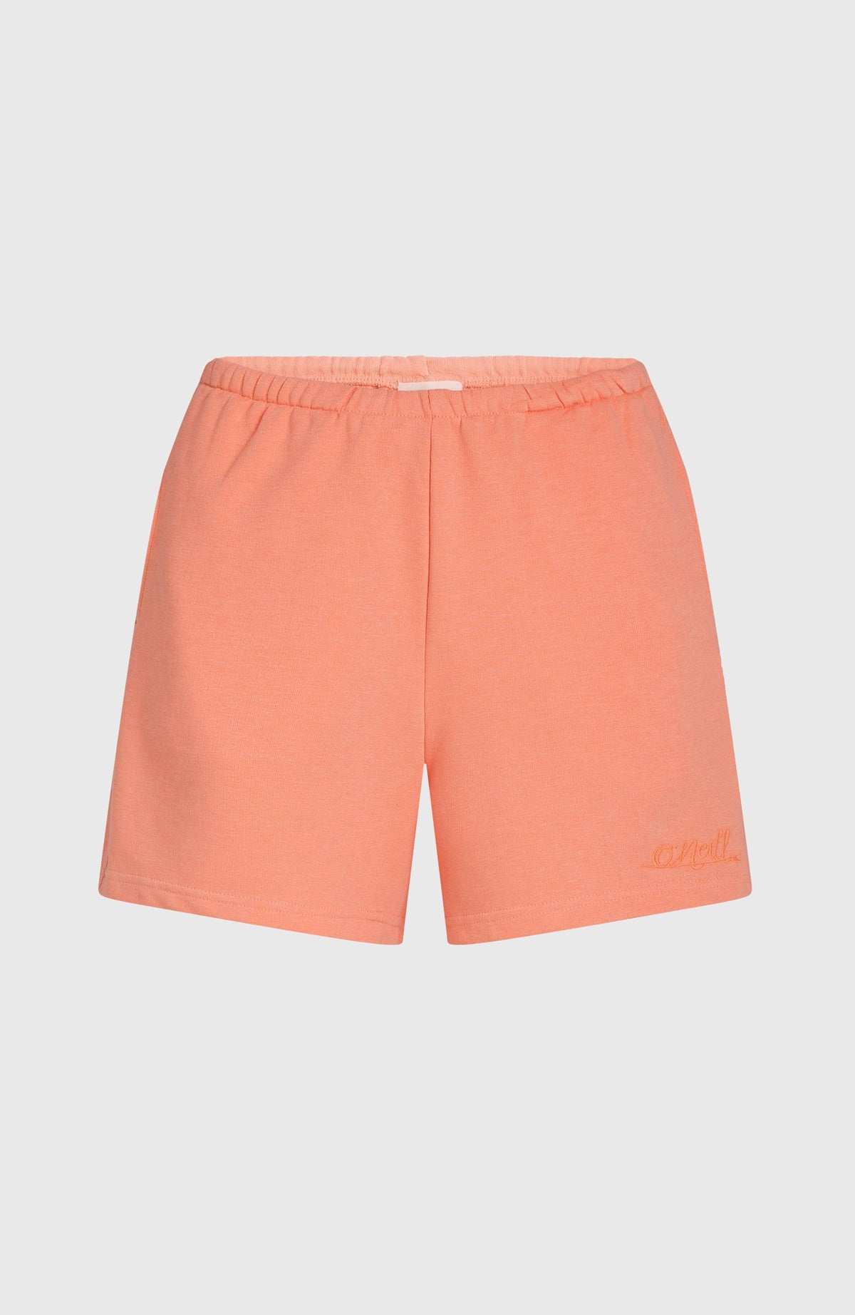 Essentials Script sweatshort | Coral Pink