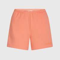 Essentials Script sweatshort | Coral Pink