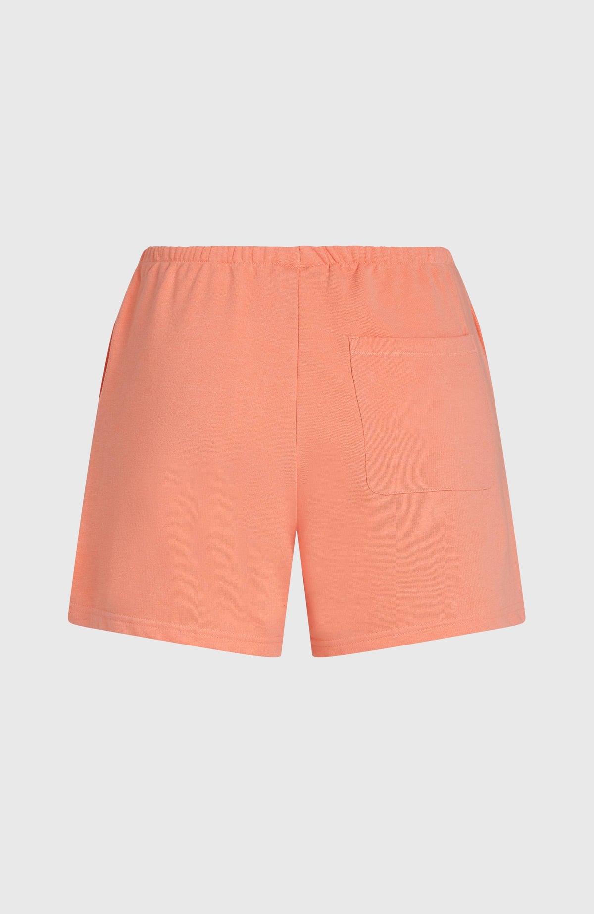 Essentials Script sweatshort | Coral Pink