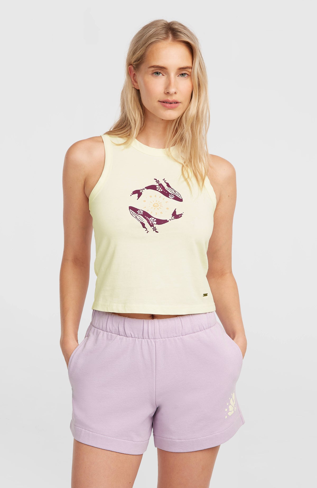 Women of the Wave sweatshort | Pale Lavender