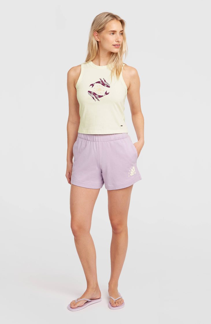 Women of the Wave sweatshort | Pale Lavender
