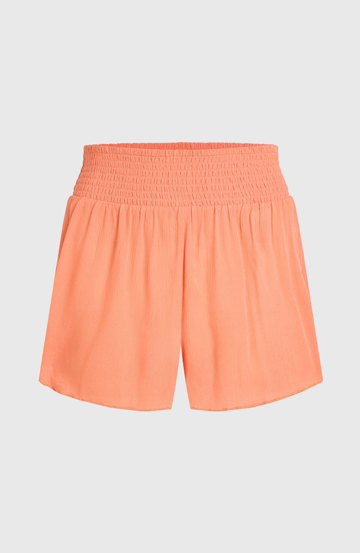 Johnny Smocked Waist short | Funky Peach