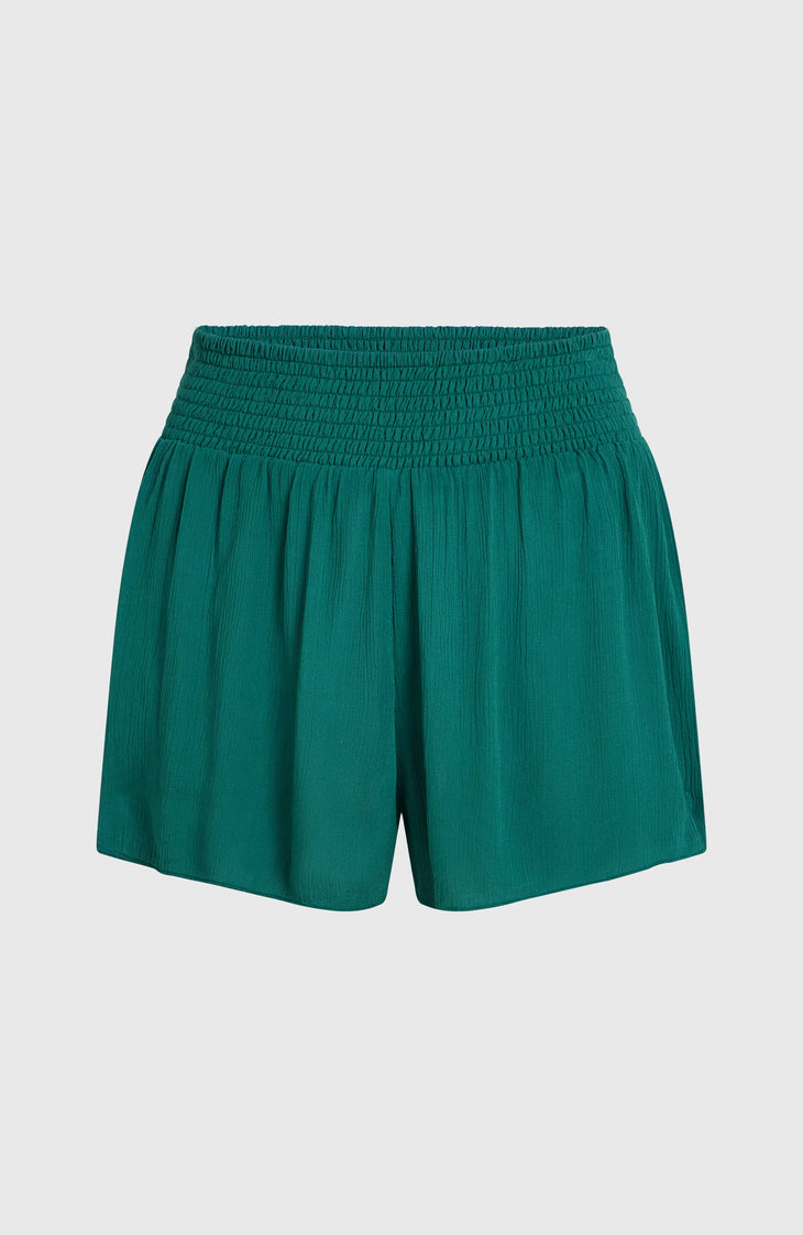 Johnny Smocked Waist short | Botanical Heat