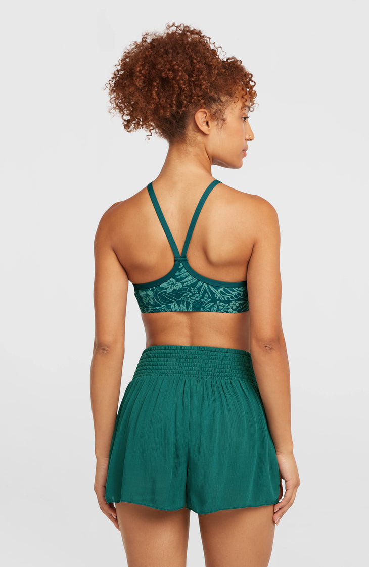 Johnny Smocked Waist short | Botanical Heat