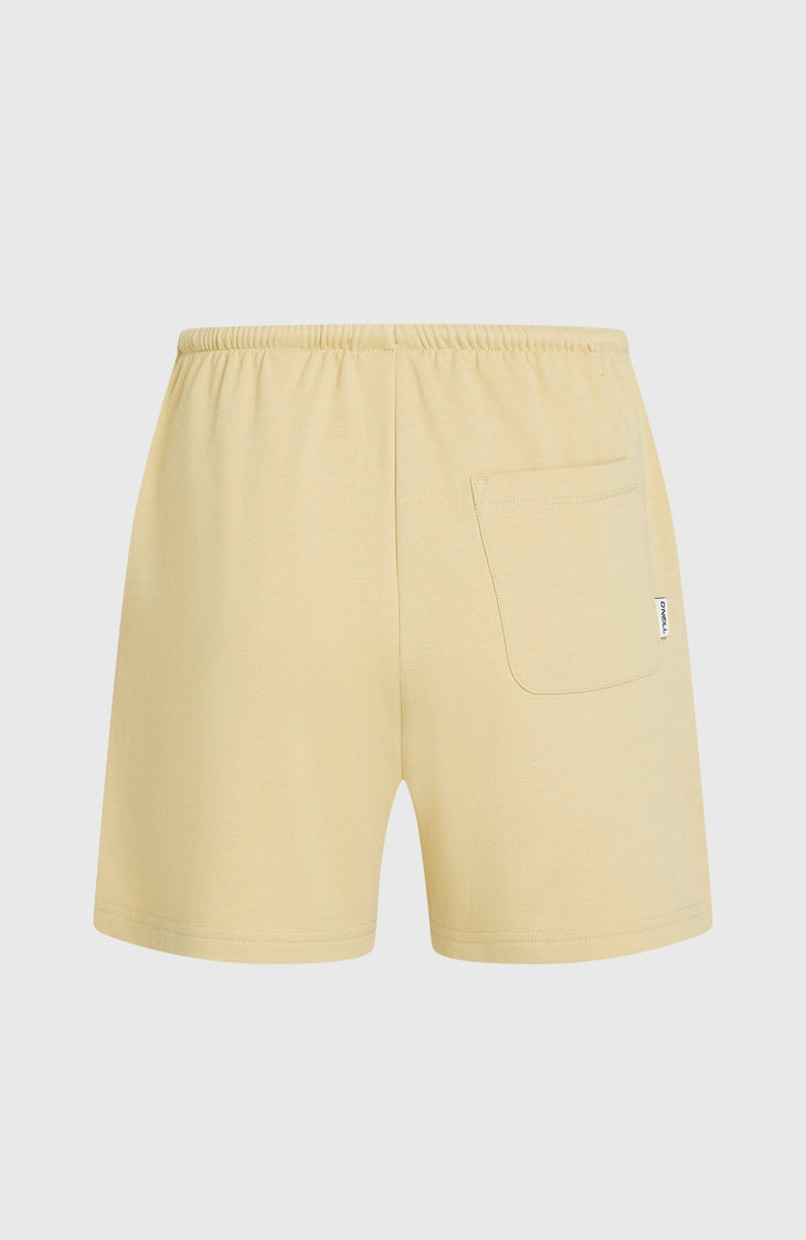 Essentials Script sweatshort | Cocoa Sand