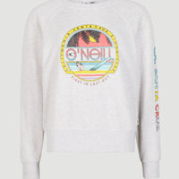 Cult Shift Crew Sweatshirt | White Melange